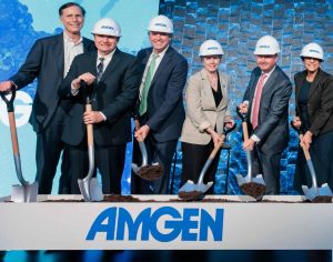 Amgen breaking ground