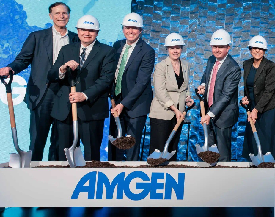 Amgen breaking ground
